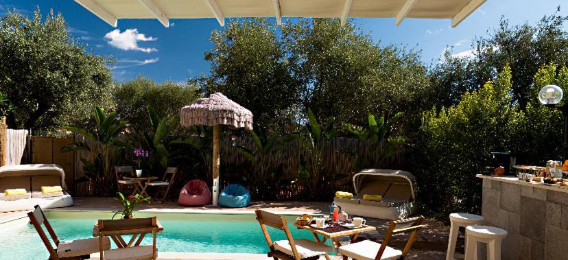 ヴィッラ・サン・ピエトロ L'Oasi Di Franco Bed & Breakfast エクステリア 写真